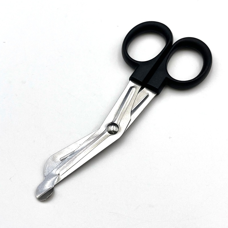 Ciseaux médicaux en acier inoxydable crantés pour urgences_voghion.com