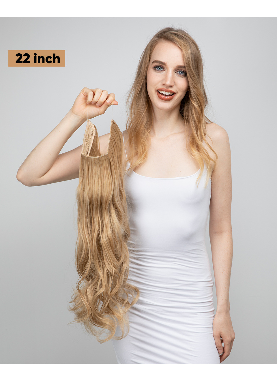 Title 16, Womens Wig Extension Long Curly Hair Matte Che...