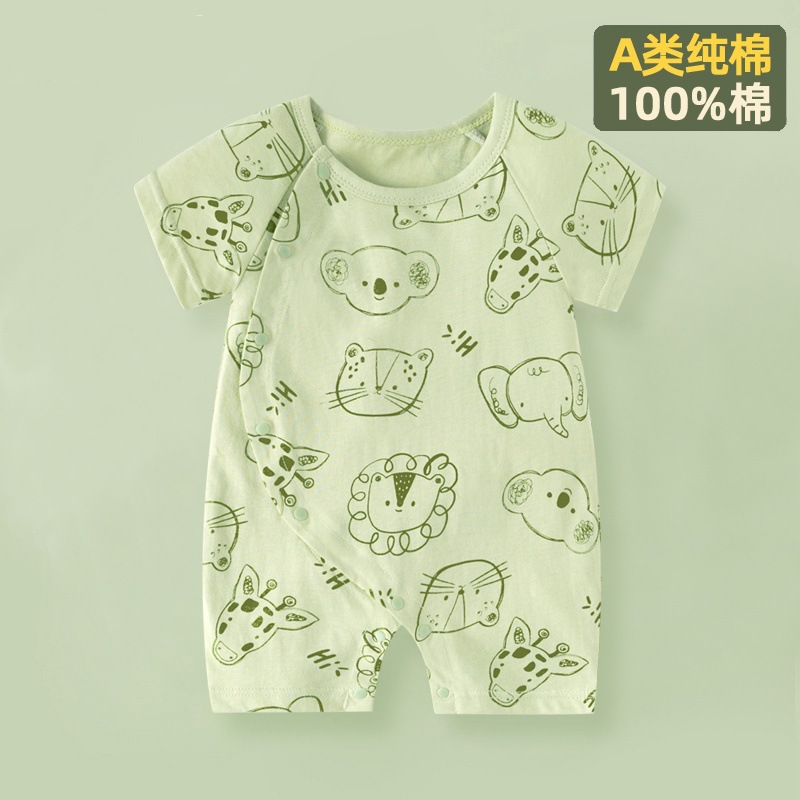 Verano nuevo bebé algodón mono adorable bebé super lindo ropa de vestir en línea rojo explosivo ropa infantil exclusiva transfronteriza