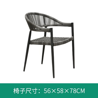 Mesa y silla al aire libre combinación patio ocio silla de caña comedor terraza silla al aire libre silla de cafeteria jardín silla de caña