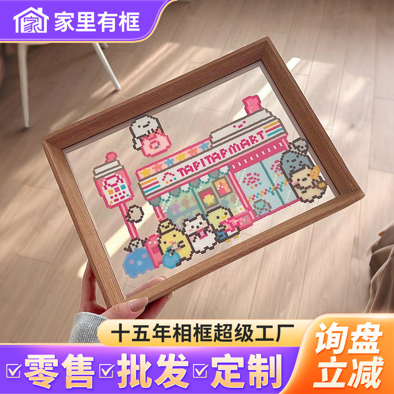 Acrylic Transparent Photo Frame for DIY Display, Creative Desktop Ornament, Gift for Men and Women