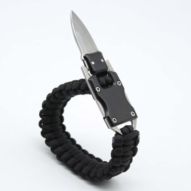 Stainless Steel Knife Buckle Bracelet Transformers Umbrella Rope Bracelet Seven-core Umbrella Rope Braided Bracelet Outdoor Emergency Hand Rope Stainless Steel Knife Buckle Bracelet Transformers Umbrella Rope Bracelet Seven-core Umbrella Rope Braided Bracelet Outdoor Emergency Hand Rope