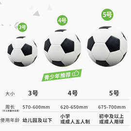 厂家现货批发PVC/PU机缝足球成人中小学生儿童比赛训练3号4 号5号