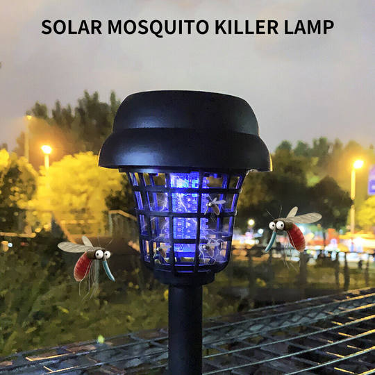 太阳能灭蚊灯户外led电击式家用养殖场室外驱蚊捕蚊灯杀虫庭院灯