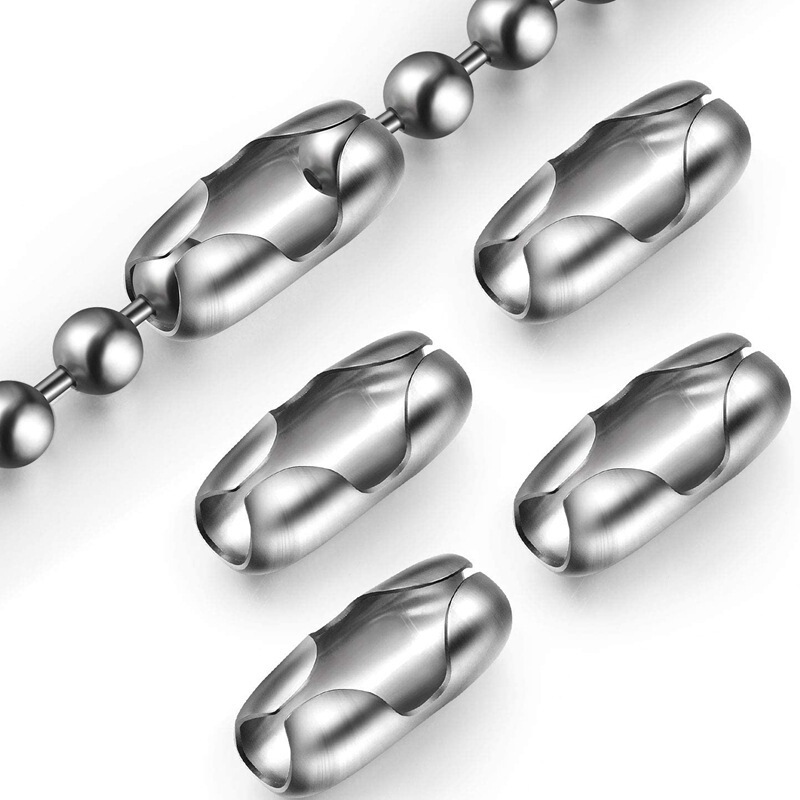 Cross-Border Retail 4.5*6mm Metal Bead Connecting Buckle Bead Chain Bead Connector Curtain Bead Chain Metal Buckle Cross-Border Retail 4.5*6mm Metal Bead Connecting Buckle Bead Chain Bead Connector Curtain Bead Chain Metal Buckle