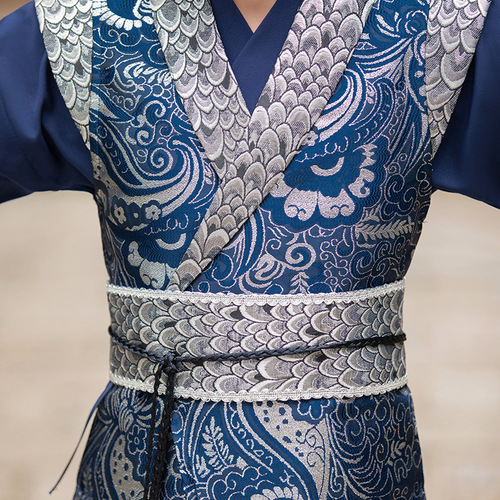 Hanfu Boys Spring and Autumn 2024 New Tang Suit Children's Ancient Costumes Chinese Style Handsome Martial Arts Ancient Style Performance Costumes Wholesale