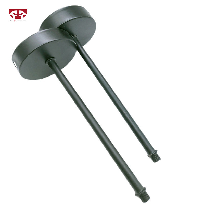 Light Fixture Hanging Rod Office Lamp Surface-Mounted Classroom Lamp Hanging Rod Black and White Fluorescent Lamp Straight Rod Downlight T8 Bracket Lamp Fixture