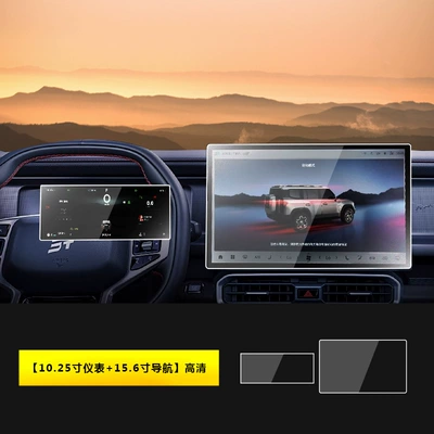 Kit Accessories, Car interior film - 24-25-shanhai-t1t2-1025inch-instruments-156inch-navigation-hd