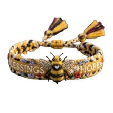 �羳���R�d������N��yʽHoney Bee Woven Bracelet�۷侎�����