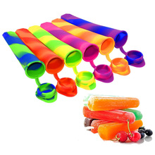 硅胶冰棒模具食品级硅胶创意硅胶冰棍diy模具6件套硅胶棒棒冰模具