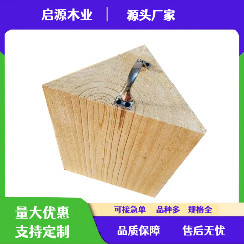 三角木止退器实木停车三角木梯形垫木大货车挡车器三角木阻退器