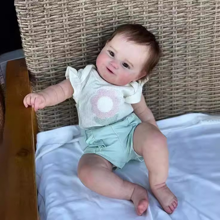 50cm lindo simulación muñeca de la simulación de Madie implantado pelo transfronterizo suministro de una generación