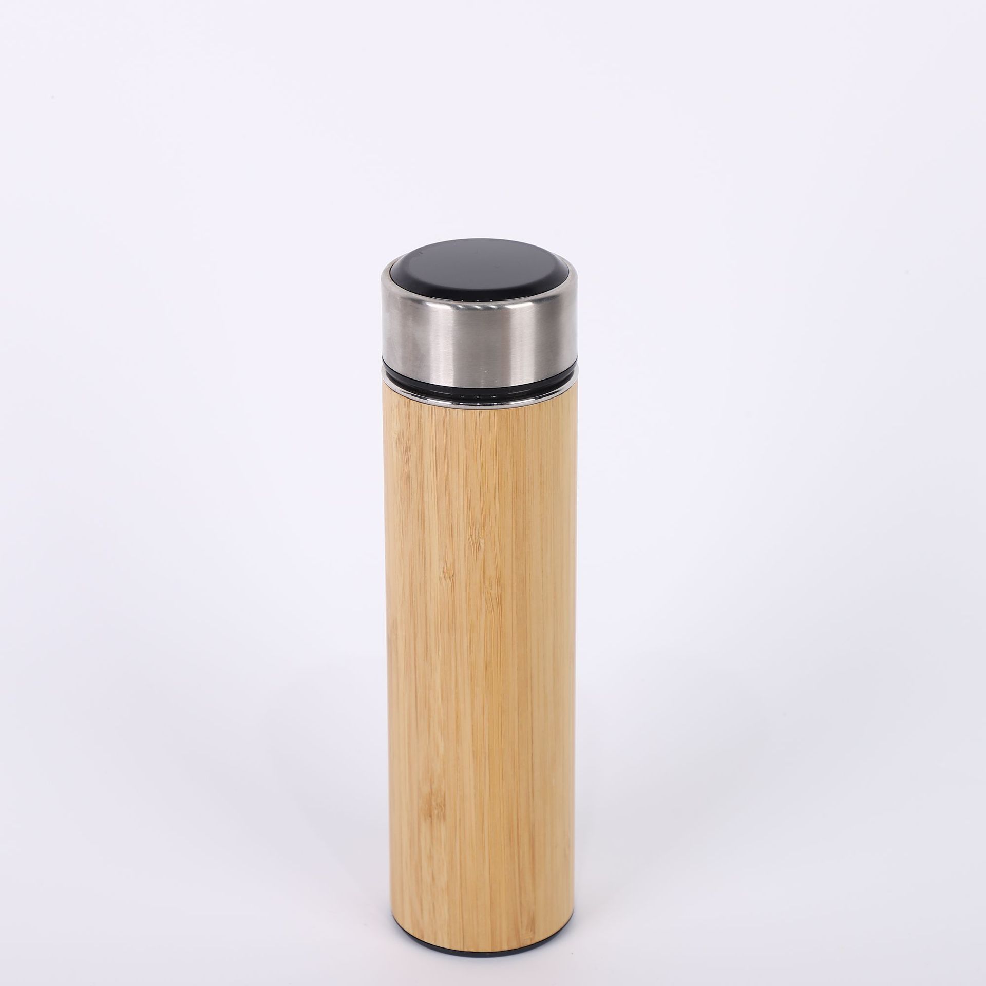 Cross-border 304 taza de acero inoxidable simple taza de agua de bambú y madera taza de vacío de automóvil taza de automóvil portátil