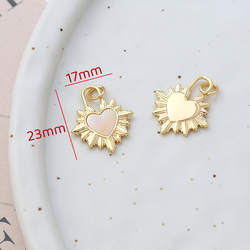 7g Weight Pendant, Earring Findings Jewelry Making Type 18K Gold Plated Plating Material Shell Inlay Material Charms, Bracelets, Necklace, Jewelry Accessories Classification 1 Piece Quantity 14k gold filled, Copper Material Geometric, Bag, Bear, Rose Pattern Plating, Inlay Design Retro Style 1 Piece 14k Gold Filled Copper Shell Geometric Bag Bear Pendant Earring Findings Charms Bracelets Necklace 10
