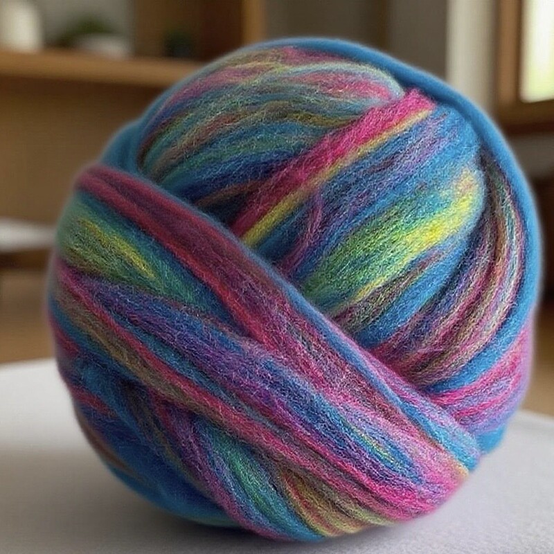 New Wool Spinning Yarn, Hand-Woven Yarn, Wool Felt, Poke Fun Material, First-Line Manufacturer Wholesale Wool