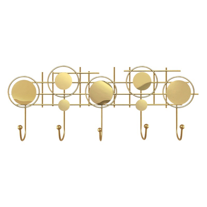 Entrada simple moderna ropa creativa gancho sala de entrada gancho de la capa gancho de metal de moda