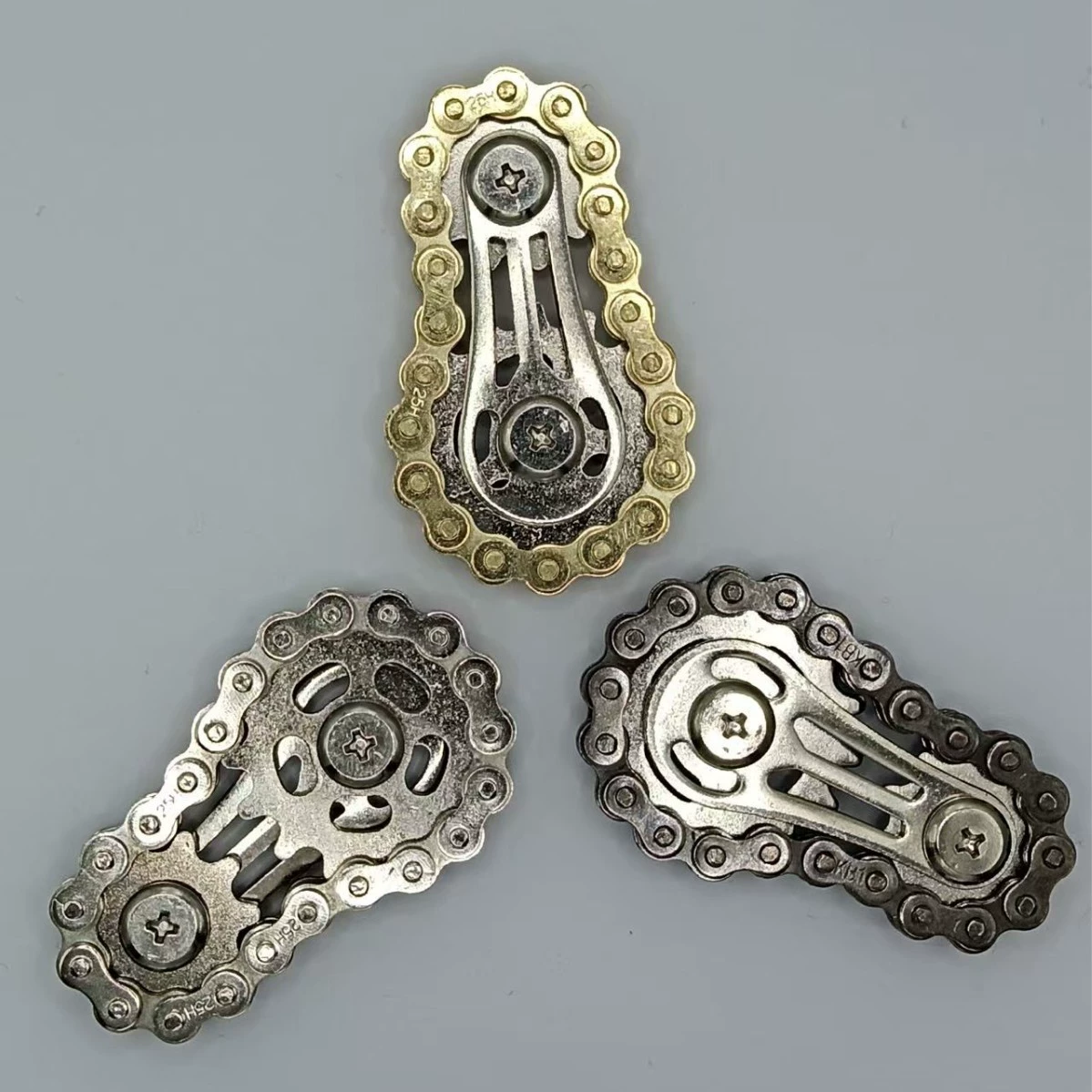 Трансграничная цепь зубья маховик цинковый сплав колесная цепь для взрослых декомпрессионный артефакт металлический кончик пальца гироскоп декомпрессионная игрушка