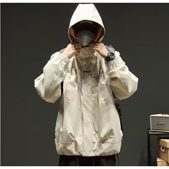 Ropa de asalto para hombres 2026 invierno suelto chaqueta de marca de moda impermeable chaqueta de trabajo casual japonesa abrigo image 8