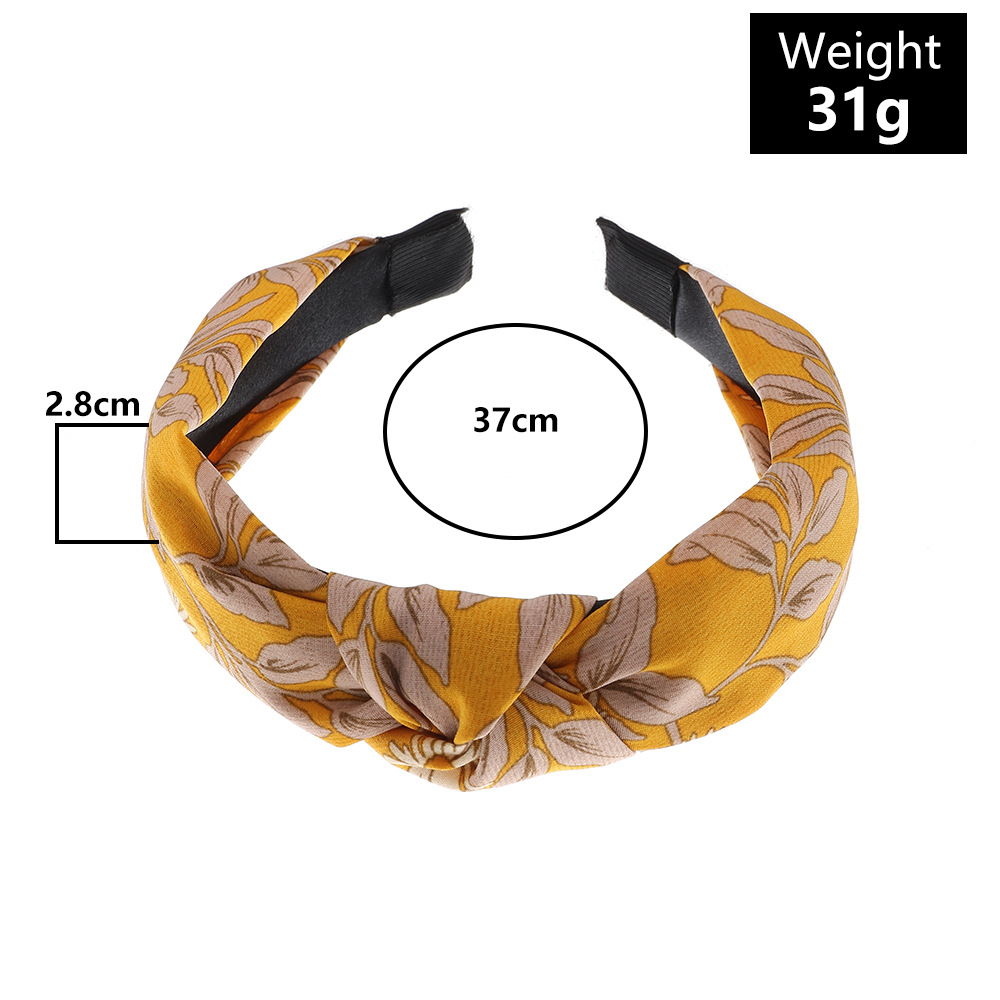 Nouveau Bandeau Noué À Boucle De Tête En Tissu À La Mode Pour Femmes display picture 1