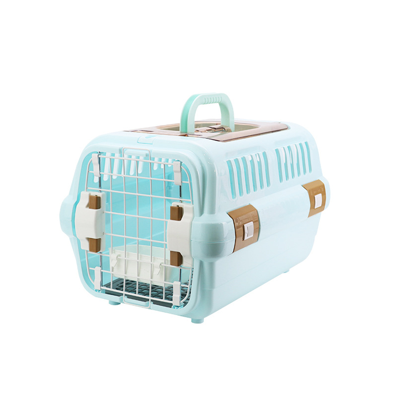 Caja de envío de mascotas, techo corredizo panorámico, bolsa para gatos, perro pequeño, jaula para gatos portátil, caja para gatos, caja para aviones portátiles
