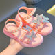 2025 new girls sandals summer bow soft bottom children princess shoes baby summer open toe sandals wholesale