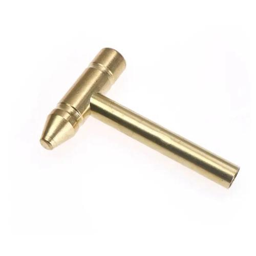 Factory wholesale 6-in-1 multi-function hammer screwdriver mini copper hammer household small mallet small hammer copper-plated