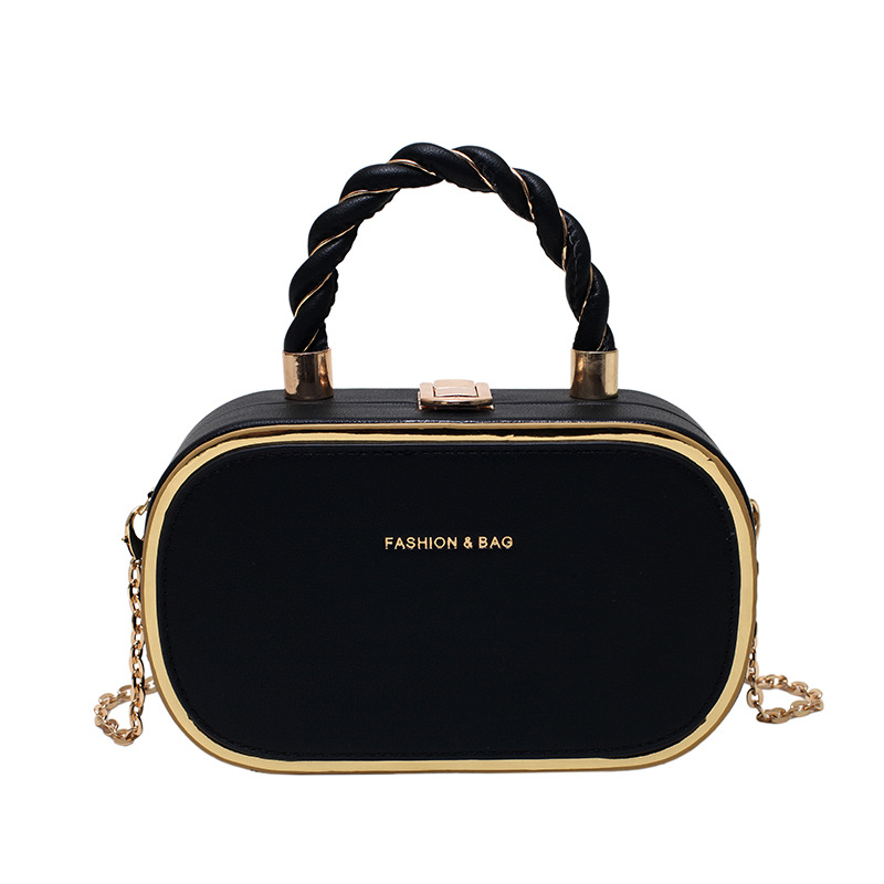 Kleine schoudertas voor dames modieuze handtas met ketting_voghion.com