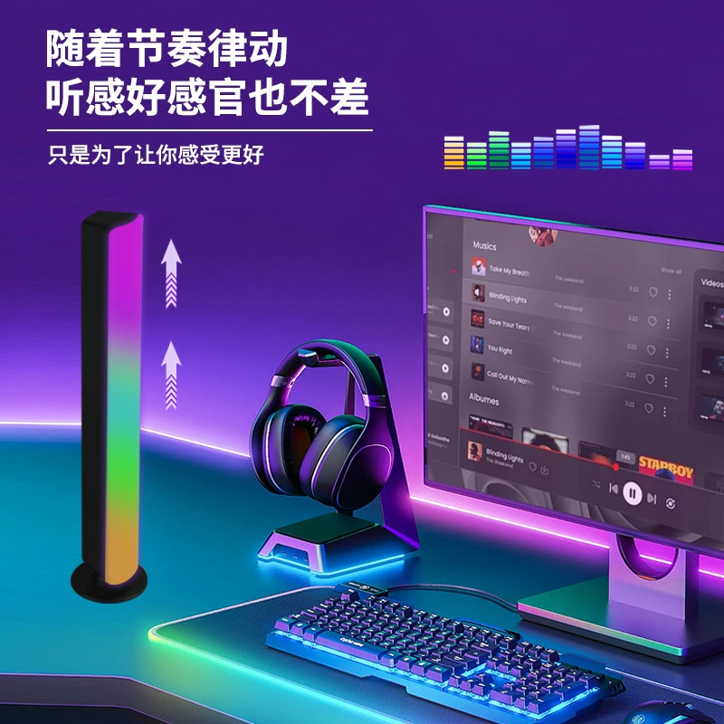 Умные светильники, подсветка для ноутбука, игровые декорации, Bluetooth