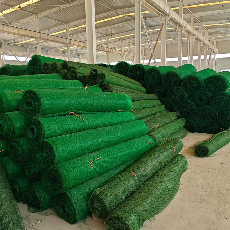 护坡加固三维植被网EM植草加筋hdpe复合土网绿色网边坡防护排水网
