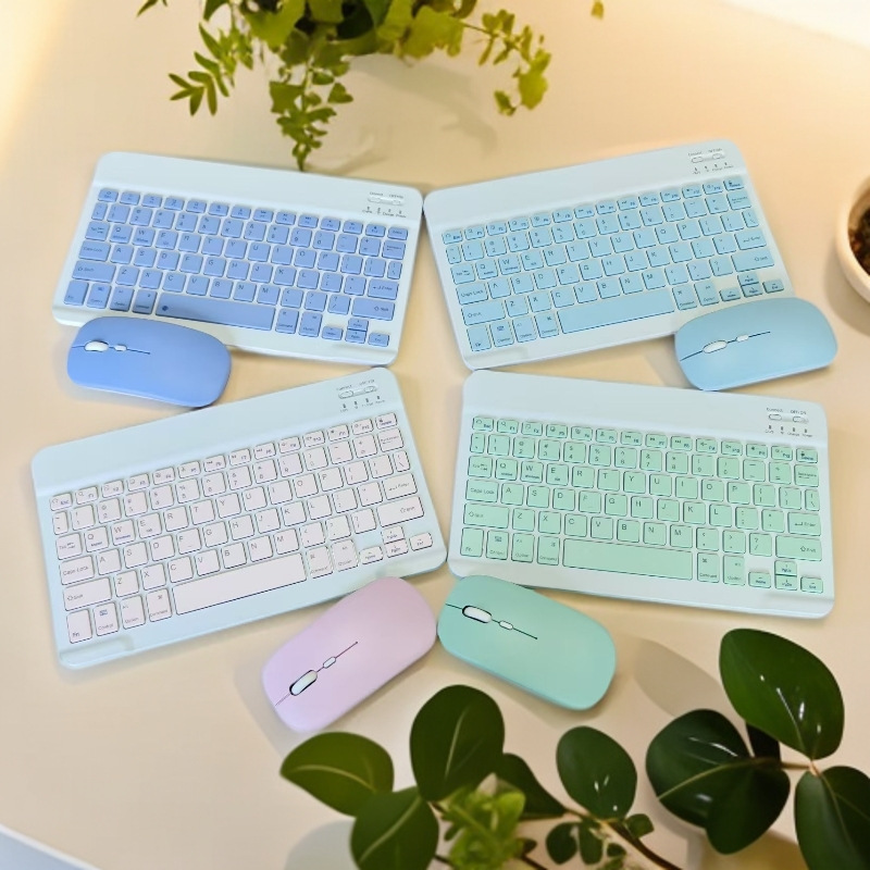 Mini Keyboard Mobile Phone Learning Machine Tablet Universal External Wireless Bluetooth Keyboard and Mouse Set Magic Keyboard