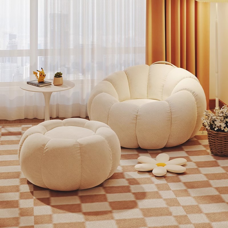 Sofá perezoso reclinado para dormir dormitorio individual beanbag sillón balcón tatami almohadilla silla de ocio