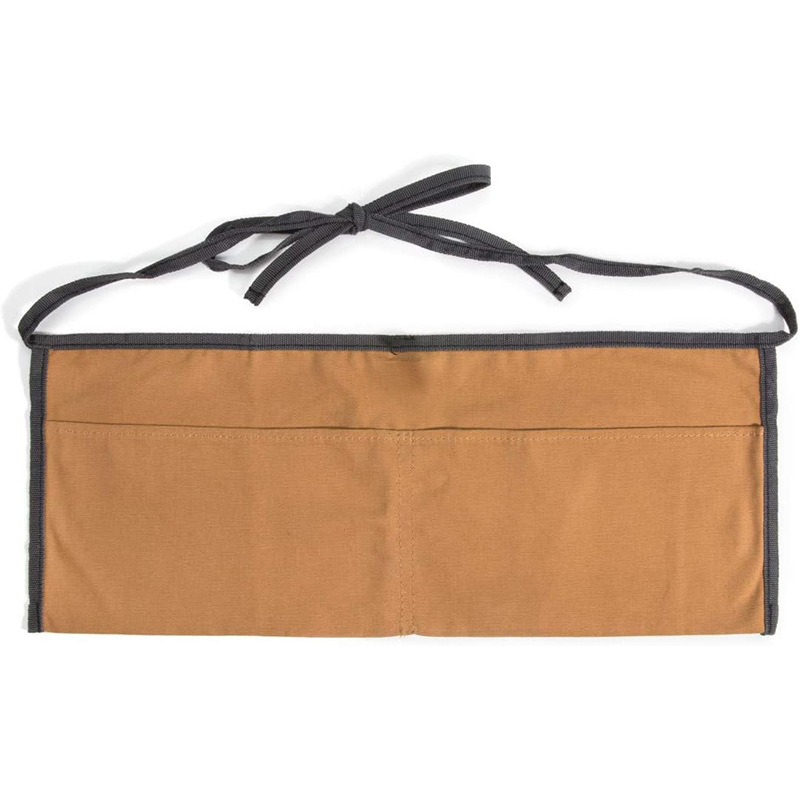 Comercio exterior transfronterizo Oxford delantal tela logotipo personalizado bolsas de cintura multifuncionales al aire libre delantal corto fabricante de busto al por mayor