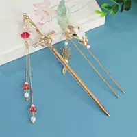 Новый древний стиль Меч шпилька Hanfu головной убор кисточкой палочки для еды простой дизайн древний костюм Прическа Оптовая Поддержка цельная доставка