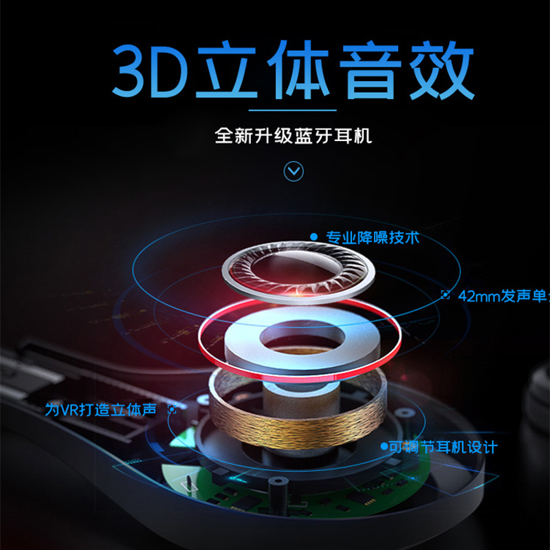 Nuevas gafas inteligentes VRPARK, auriculares Bluetooth, máquina todo en uno VRBOX panorámica con entrega de alta definición