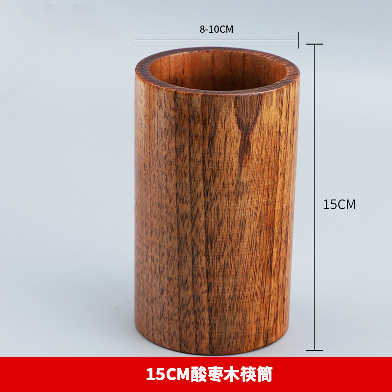 15cm 야생 날짜 나무 젓가락 배럴