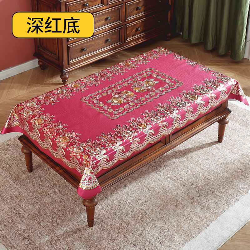 진한 빨간색 바닥