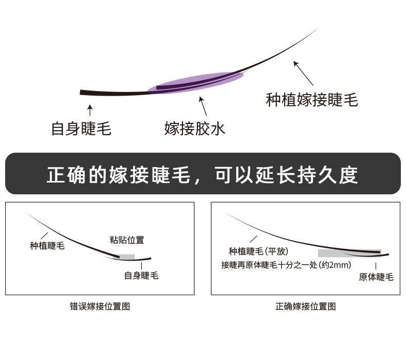 New odorless, natural and scarless eyelash extension glue, dries quickly in 1 second, is gentle and long-lasting. Eyelash extension glue for eyelash shops undefined