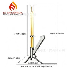 火箭炉户外庭院不锈钢源头厂家便携燃木取暖立式冬季颗粒火箭筒