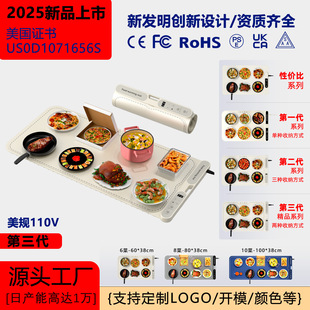 Cross-border Explosions New Large Household Hot Chopping Board Mat Flexible Dining Table Silicone Warm Chopping Board Mat Multifunctional Foldable