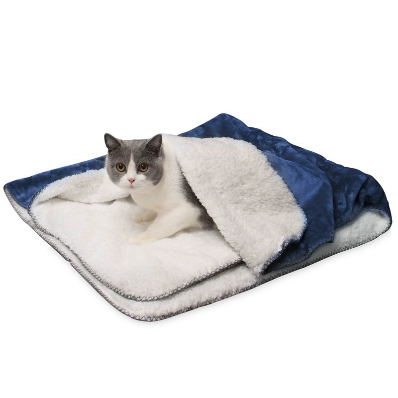 Lamb velvet pet blanket quilt waterproof mat spring and autumn cats and dogs four seasons cloud mink velvet small medium and large dog kennel