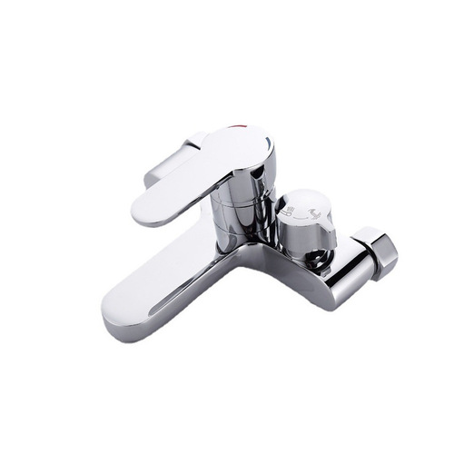 Shower faucet brass mixing valve hot and cold mixed shower triple shower bath bathtub bathroom bathroom faucet