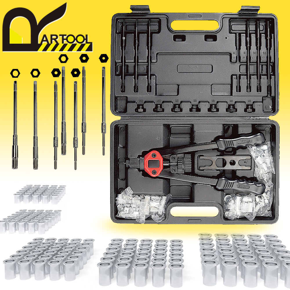 螺母枪手动铆螺母枪13寸拉铆枪铆钉枪双把拉钉枪抽芯铆钉枪可换头