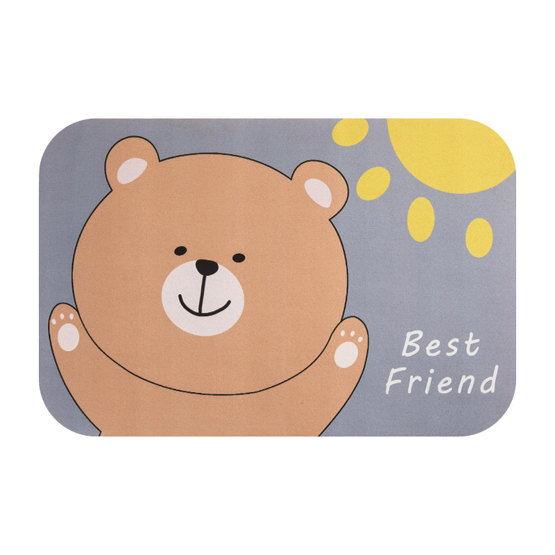 Cocina de encimera de drenaje almohadilla de taza de aislamiento térmico anti-escaldado casero almohadilla de mesa de comedor bar de encimera de secado rápido almohadilla de comedor antideslizante