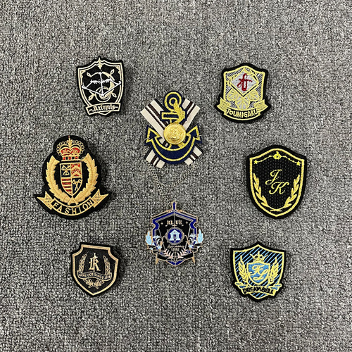 JK School Badge, Student Badge Universal, School Uniform Shirt Badge, Class Uniform Set Badge