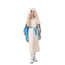 万圣节圣母亲子角色扮演 欧美服装牧羊人 演出服