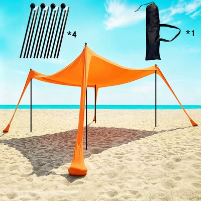 Avtomobil yan çətirləri: Tent, Portable One-Piece Style, in - new-orange-4-irons-200160150cm