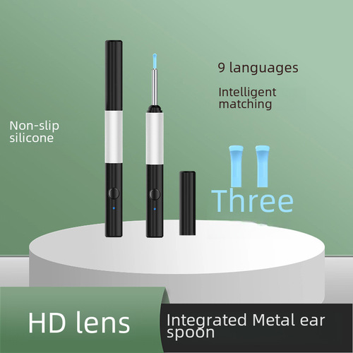 Factory Direct Sale of New Cross-border Visible Ear Spatula, Guangdong Manufacturer of Visible Ear Scoop Sets