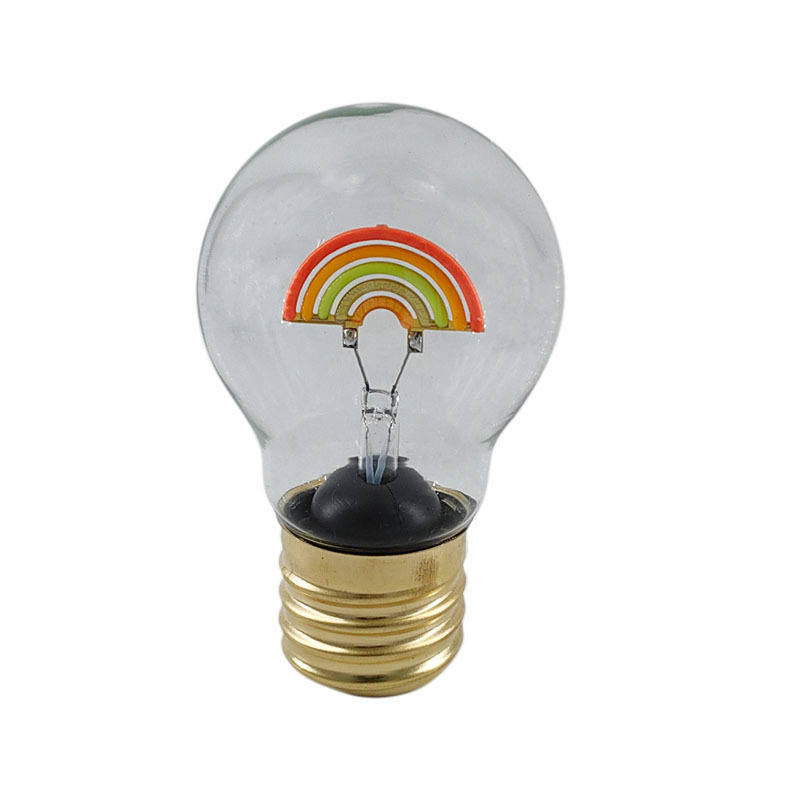 Led虹灯祝日誕生日プレゼント虹灯a70電球usb充電金芸術模様フィラメント電球|undefined