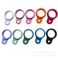 现货批发硅胶环扣状水瓶提扣户外省力提扣可乐瓶硅胶防滑瓶子提手