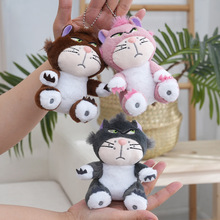 网红路西法玛丽猫毛绒公仔小猫咪钥匙扣挂件情侣包包配饰抓机娃娃